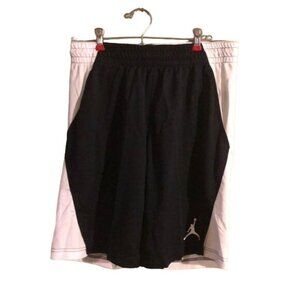 Jordan Air Standard Fit Athletic Shorts with Side Pockets and Elastic Waistband,